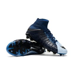 fodboldstøvler Nike Phantom Hypervenom 3 Elite DF FG - Sort Hvid_6.jpg